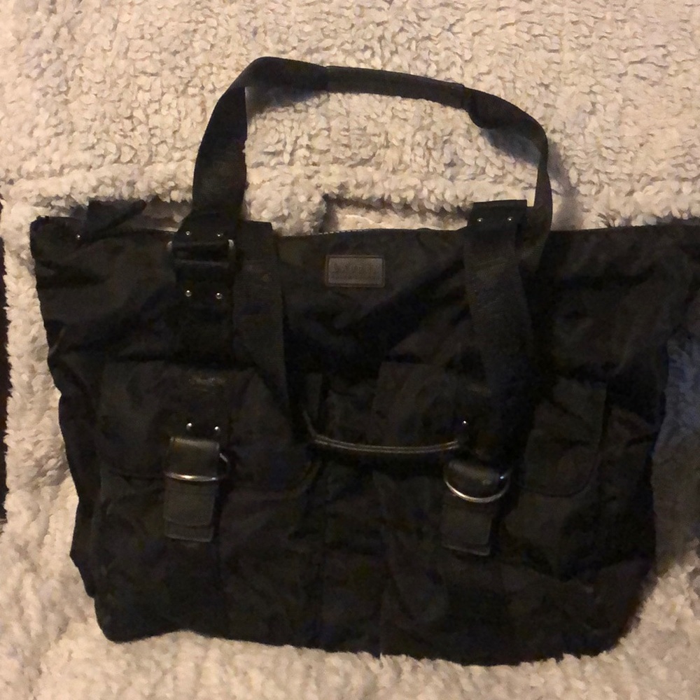 Ralph Lauren’s Large Shiny Fabric Shoulder Bag
